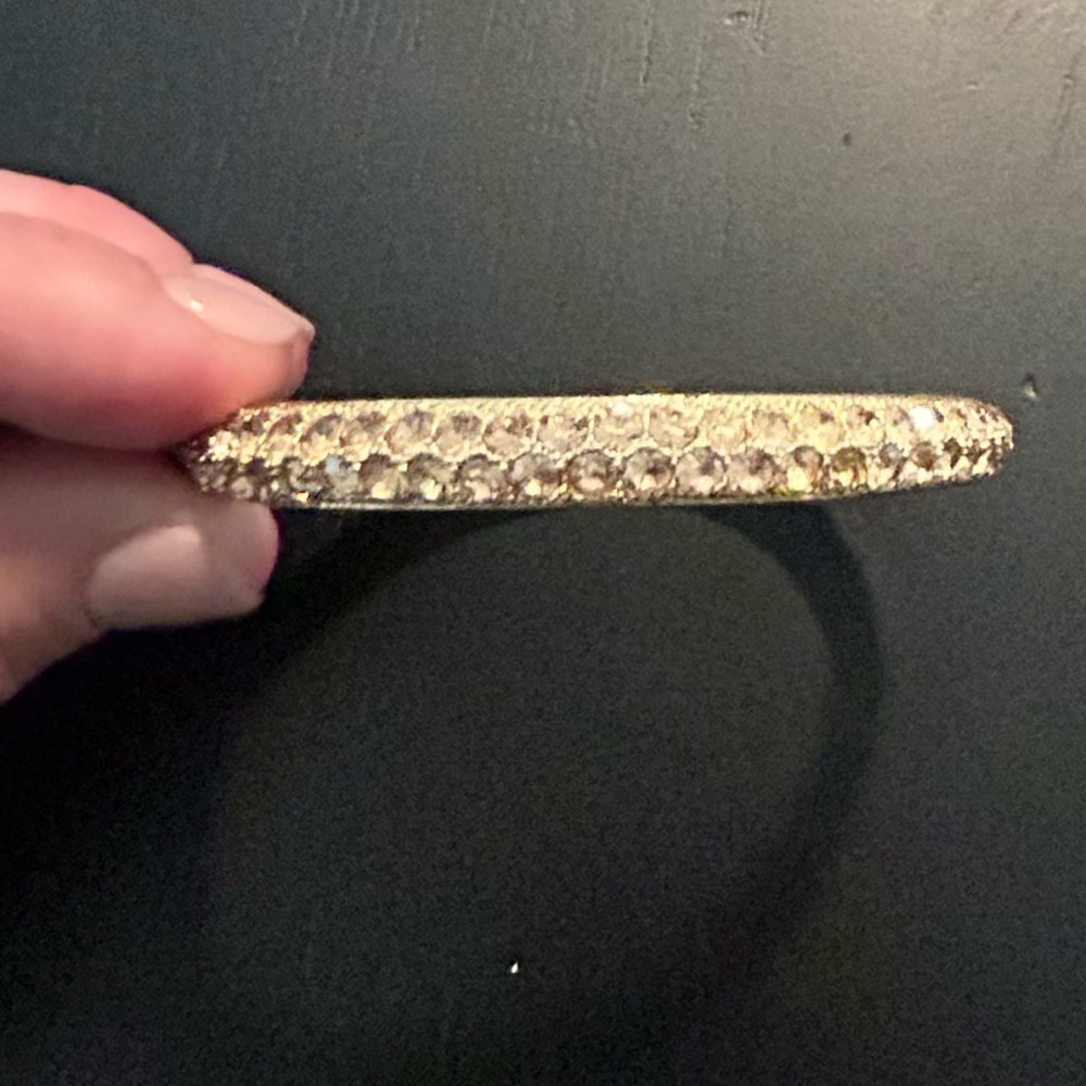 Kate Spade and Sparkly gold bracelets